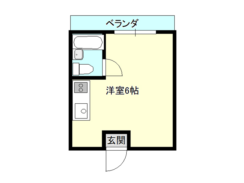 【賃貸物件番号0268】お手頃価格の美崎町物件(1R)